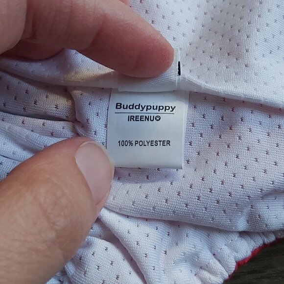 Ireenuo 100% Polyester Red Spring/Fall Coat/Shirt: Stylish and Reflective - L - Picture 5 of 8